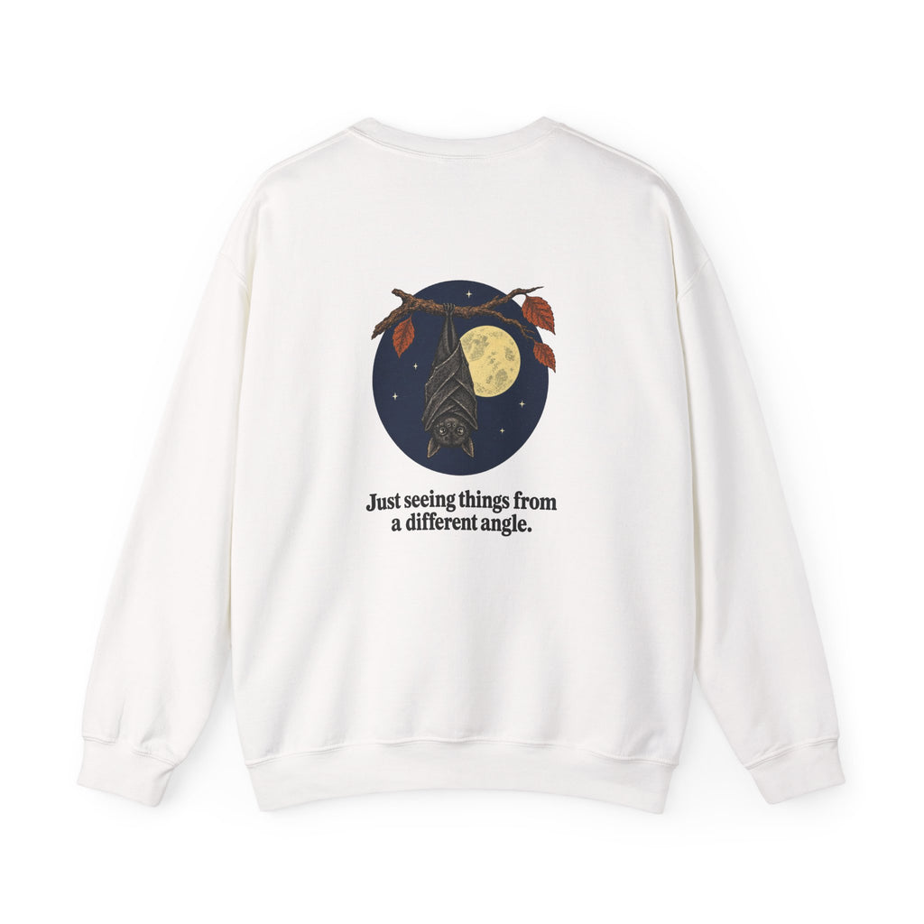 I'm Fine Bat Sweatshirt – Funny Two-Sided Halloween Crewneck