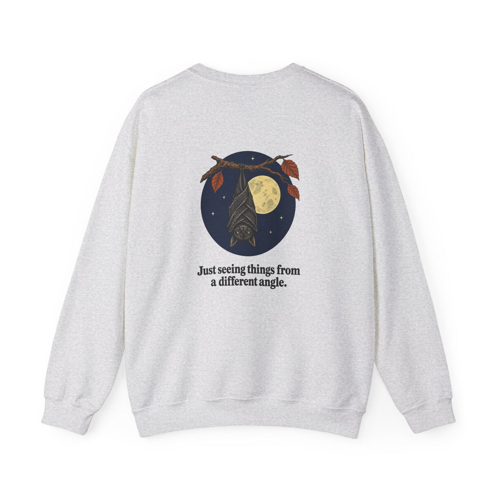 I'm Fine Bat Sweatshirt – Funny Two-Sided Halloween Crewneck